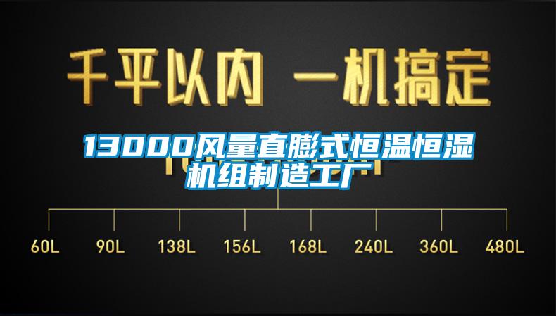 13000风量直膨式恒温恒湿机组制造工厂