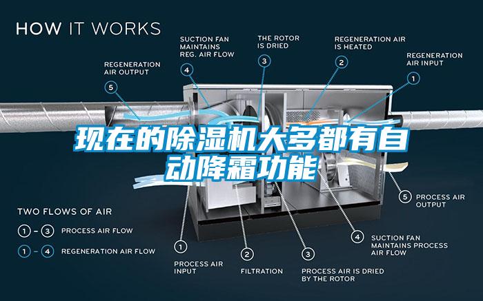 现在的除湿机大多都有自动降霜功能