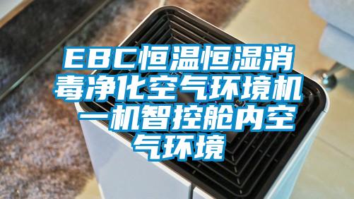 EBC恒温恒湿消毒净化空气环境机 一机智控舱内空气环境