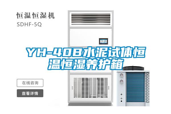 YH-40B水泥试体恒温恒湿养护箱