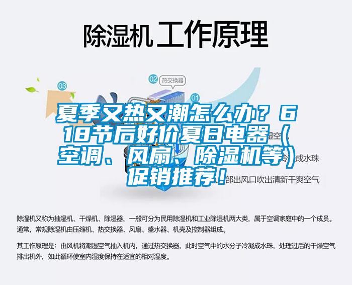 夏季又热又潮怎么办？618节后好价夏日电器（空调、风扇、除湿机等）促销推荐！