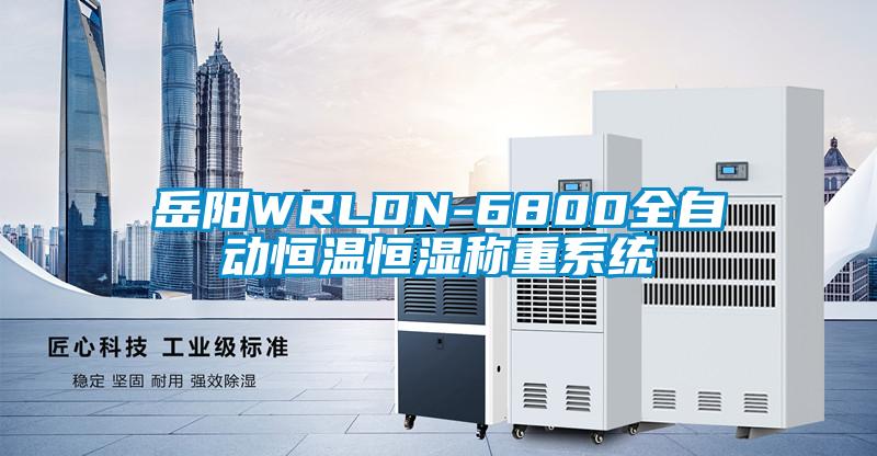 岳阳WRLDN-6800全自动恒温恒湿称重系统