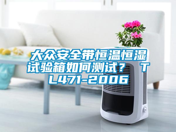 大众安全带恒温恒湿试验箱如何测试？ TL471-2006