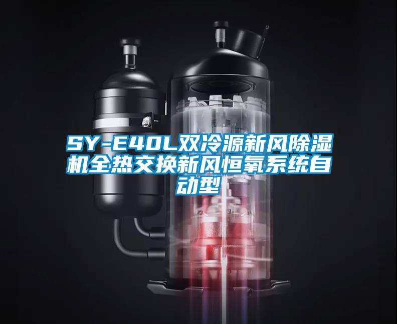 SY-E40L双冷源新风除湿机全热交换新风恒氧系统自动型