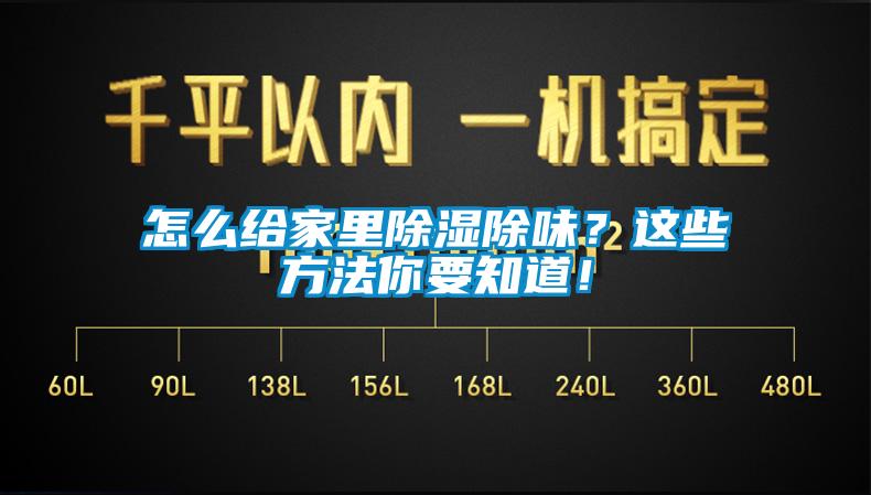 怎么给家里除湿除味？这些方法你要知道！