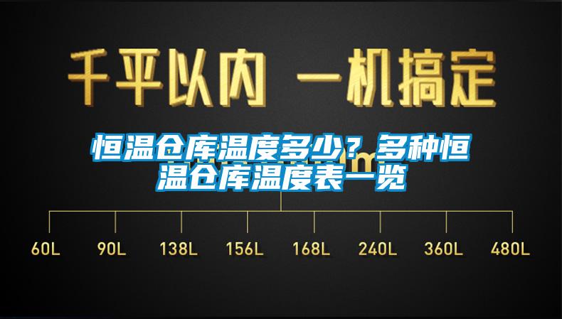 恒温仓库温度多少？多种恒温仓库温度表一览