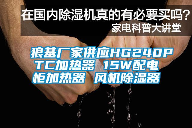 狼基厂家供应HG240PTC加热器 15W配电柜加热器 风机除湿器