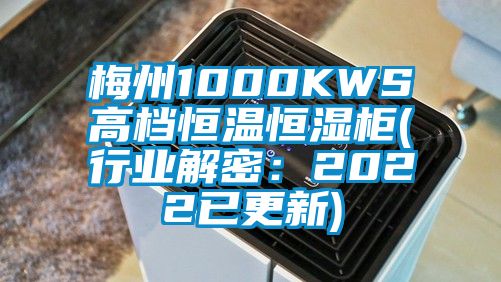 梅州1000KWS高档恒温恒湿柜(行业解密：2022已更新)