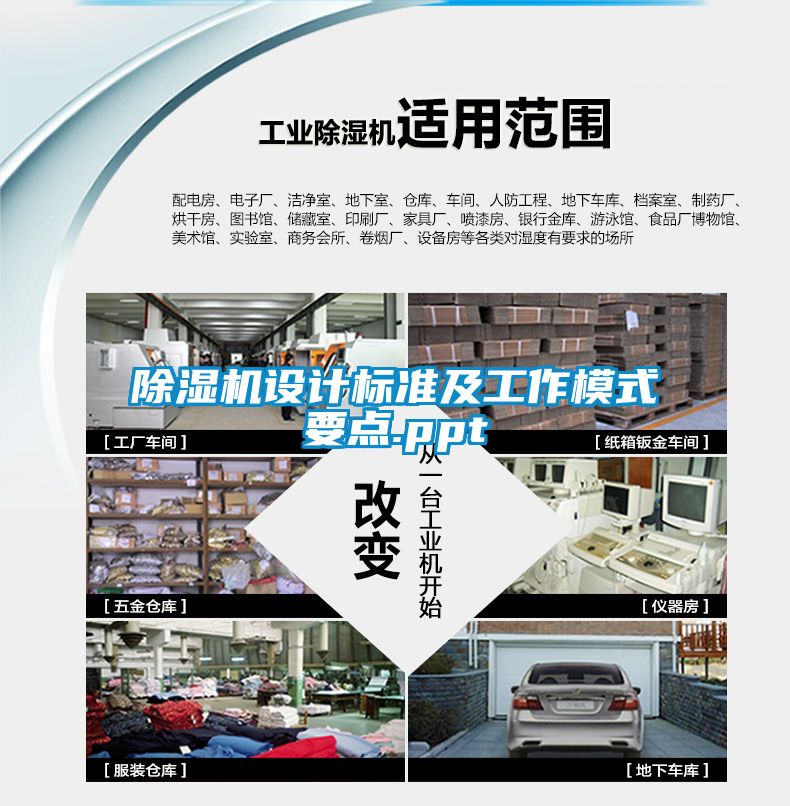 除湿机设计标准及工作模式要点.ppt